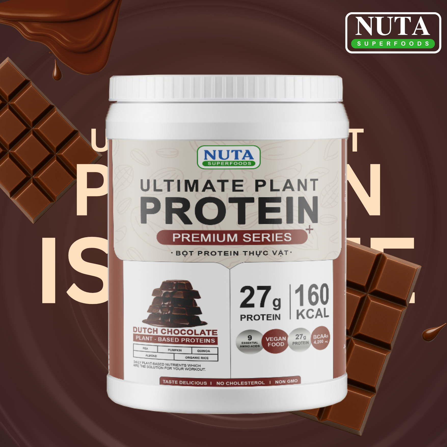 Bột Protein Thực Vật Ultilmate Plant Protein