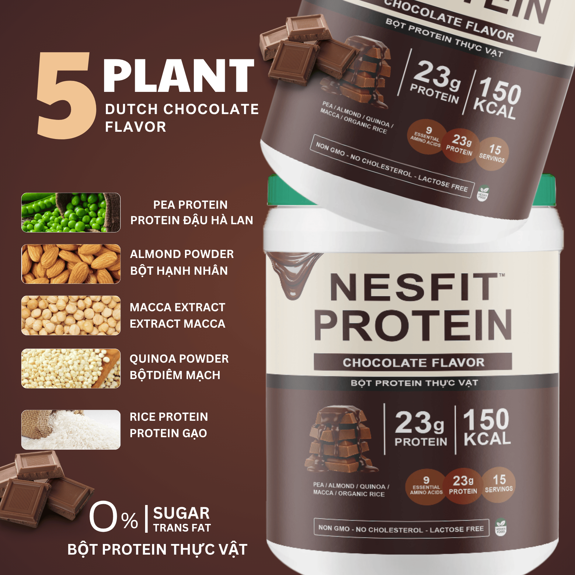 BỘT PROTEIN THỰC VẬT NESFIT PROTEIN - Ảnh 7
